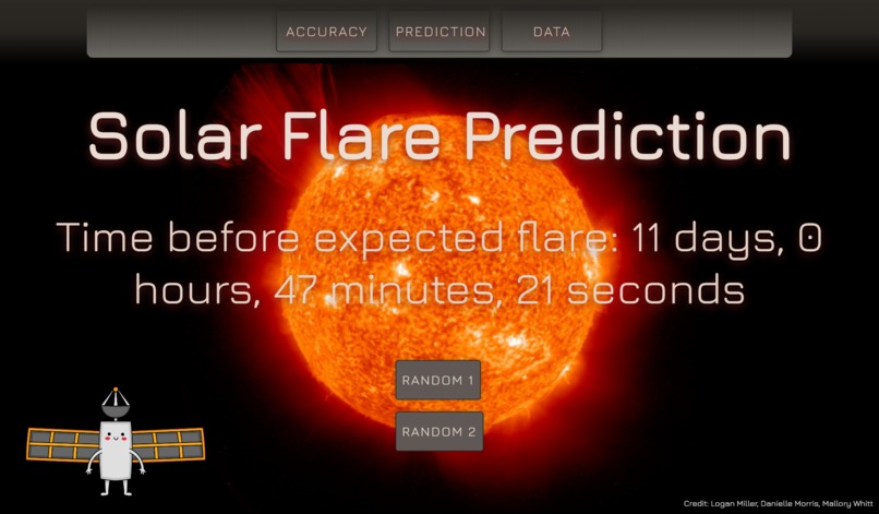 Solar Flare Prediction – screenshot 1