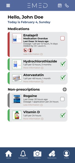 EMED – screenshot 2