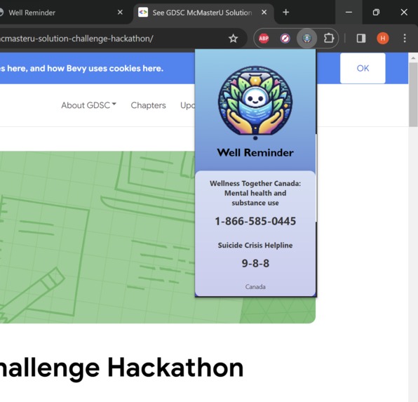 Well Reminder – screenshot 3