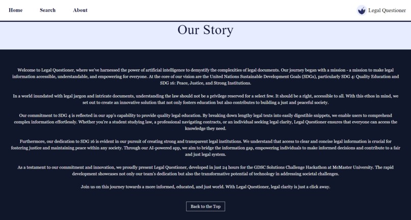 Legal Questioner – screenshot 3