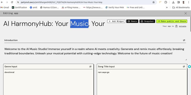 AI HarmonyHub: Your Song, Your Way – screenshot 5