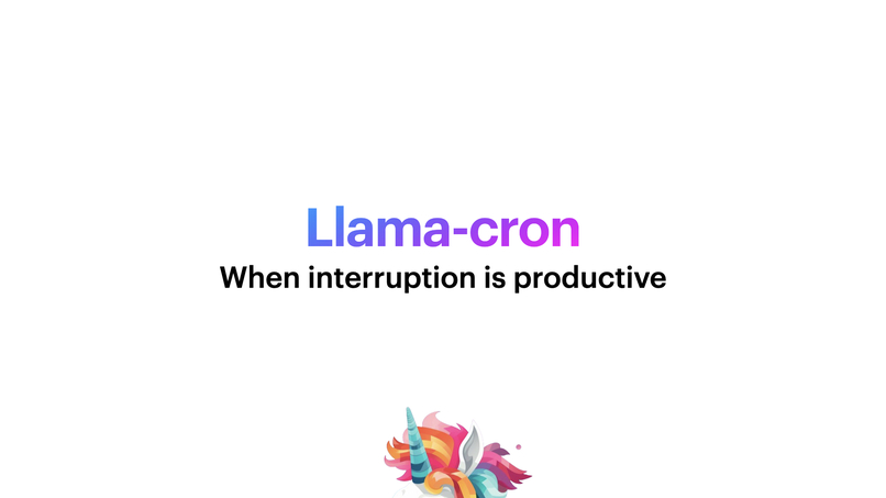 Llama-cron – screenshot 3