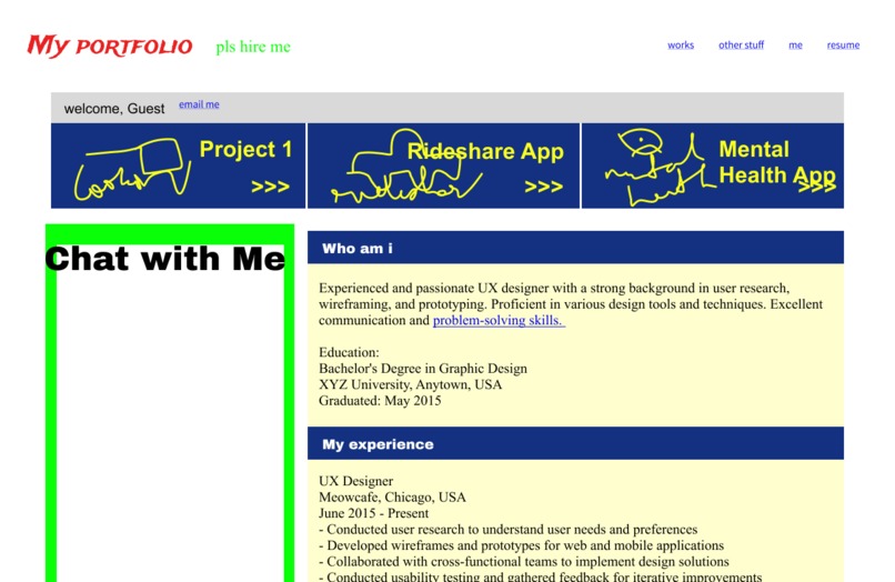 My Brilliant Portdolio – screenshot 1