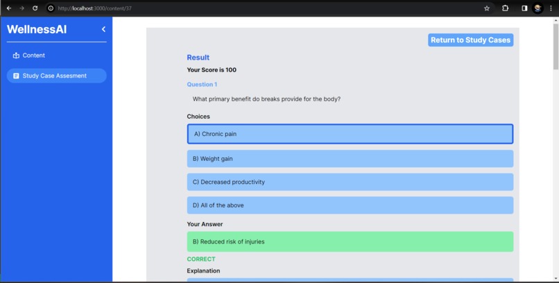 WellnessAI – screenshot 4