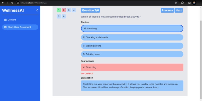 WellnessAI – screenshot 5