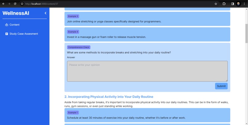WellnessAI – screenshot 8