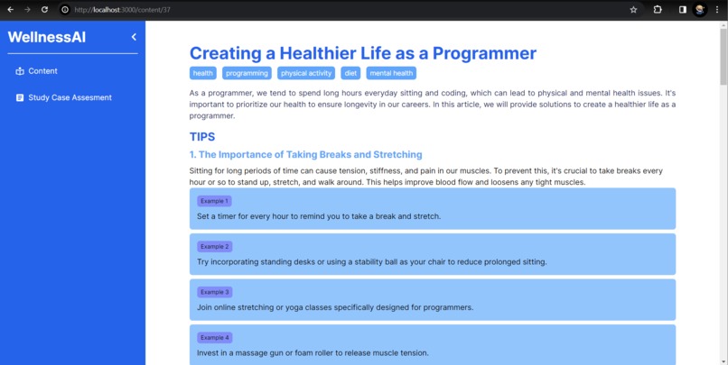 WellnessAI – screenshot 9