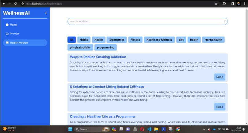 WellnessAI – screenshot 3