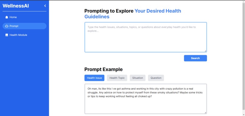 WellnessAI – screenshot 1