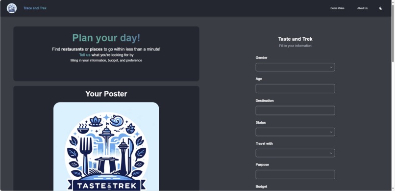Team26_3C_Taste and Trek – screenshot 5