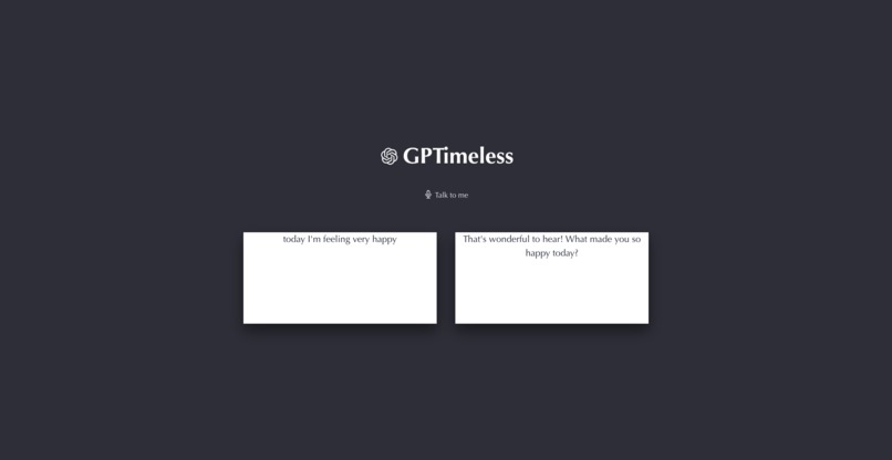 Team 14_GPTimeless – screenshot 1