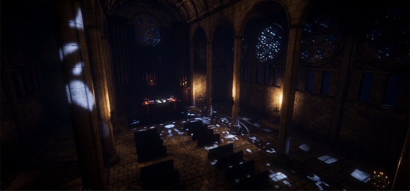 Gothic Cathedral - Unity Engine 3D Game Environment – screenshot 2