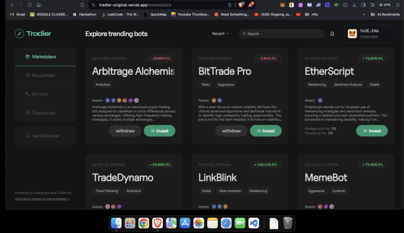 Tradier  – screenshot 1