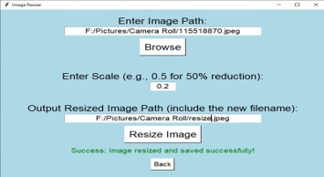 Image size reducer & plagiarism Detector – screenshot 1