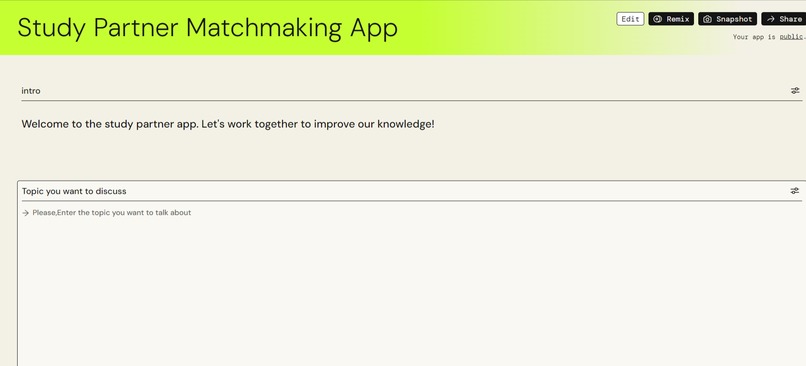 Study partner AI – screenshot 1
