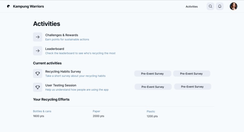 Kampung Warrior Management System – screenshot 4