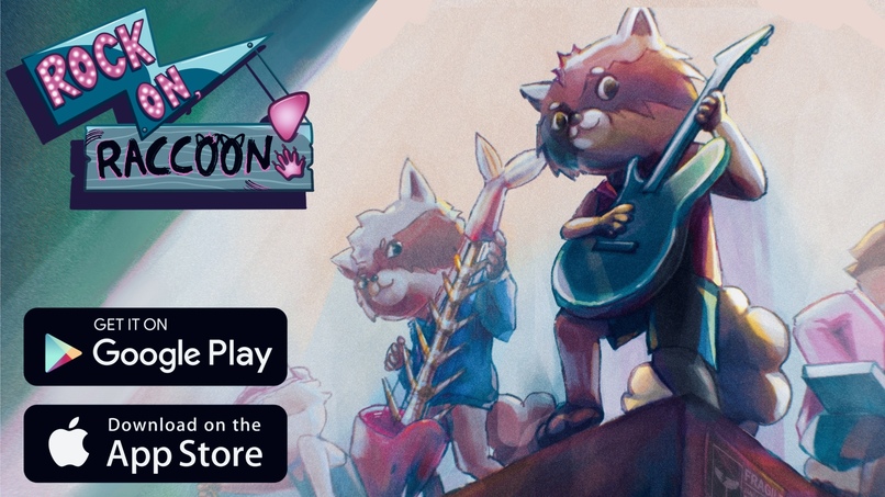 Rock On Raccoon Background Art Concepts – screenshot 1