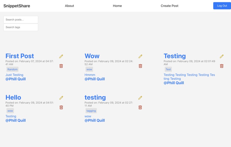SnippetShare – screenshot 3