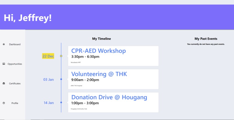 VolunteerBAH – screenshot 2
