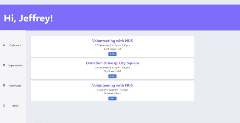 VolunteerBAH – screenshot 3