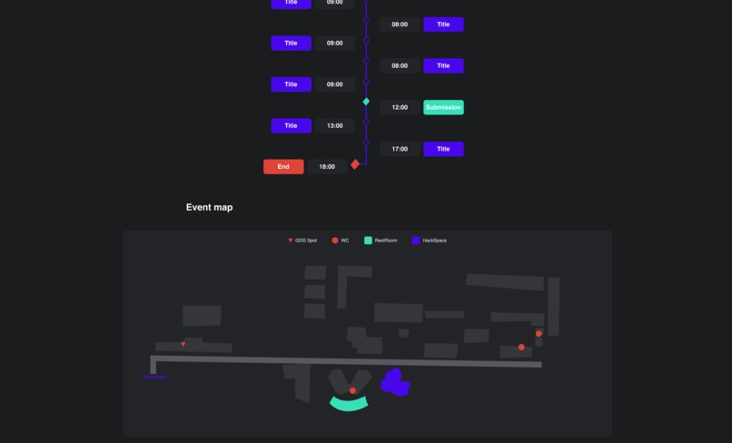 Sweevent – screenshot 1