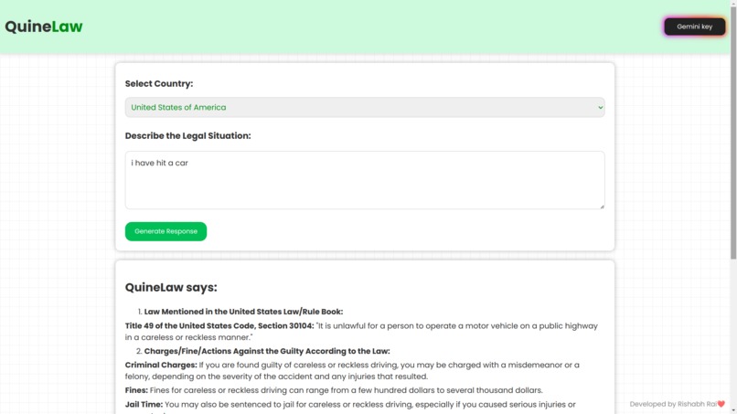 QuineLaw – screenshot 1