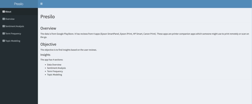 Presilo – screenshot 1
