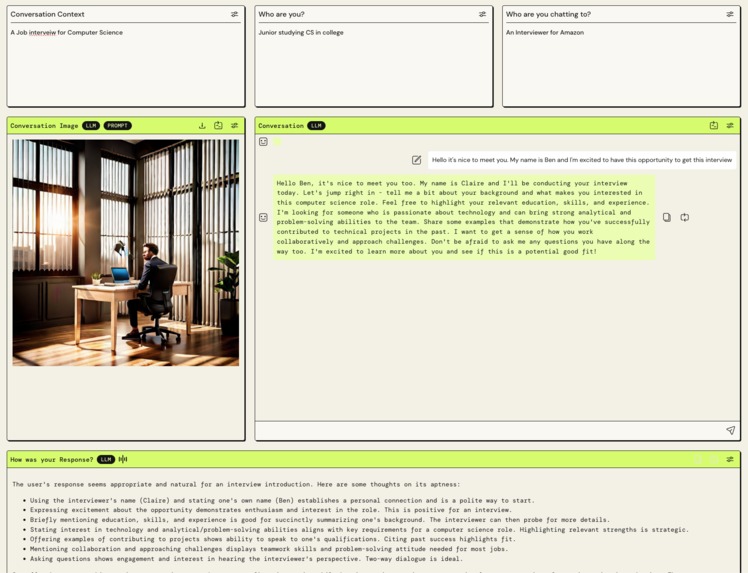 Learning Conversation App – screenshot 3