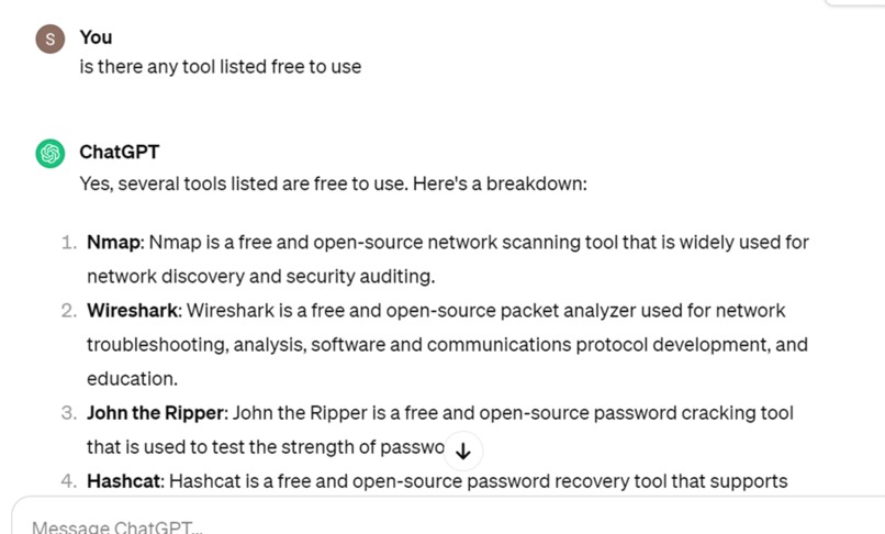 CHATGPT AND HACKING – screenshot 2