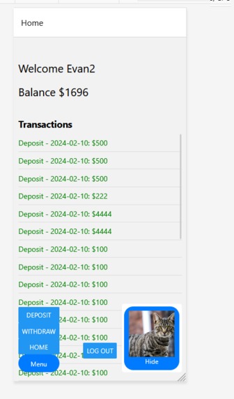 Cat motivation banking – screenshot 2