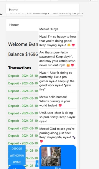 Cat motivation banking – screenshot 4