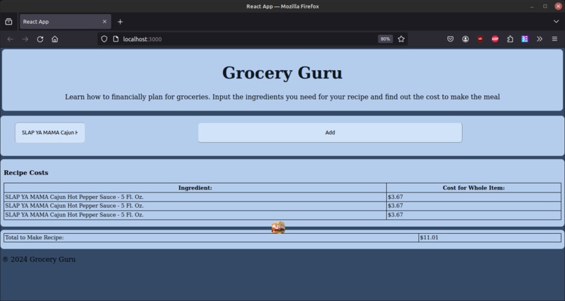Grocery Guru – screenshot 1