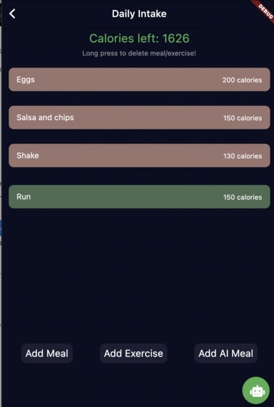 dAIet – screenshot 1