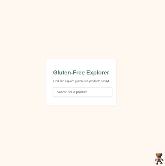Gluten-Free Explorer – screenshot 1
