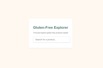 Gluten-Free Explorer