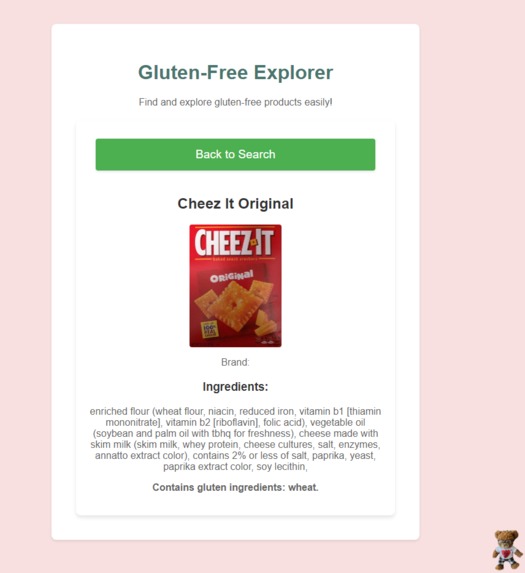 Gluten-Free Explorer – screenshot 2