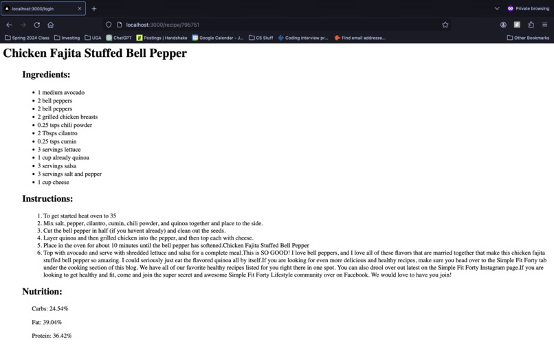 PerfectPlate – screenshot 4