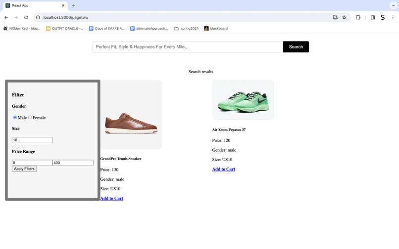 Shoe Finder – screenshot 2
