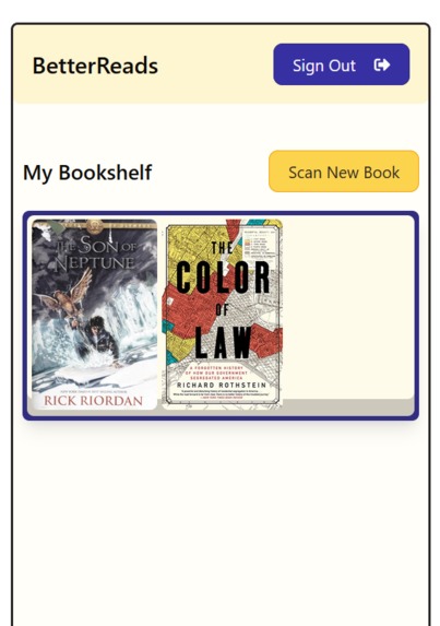 BetterReads – screenshot 3