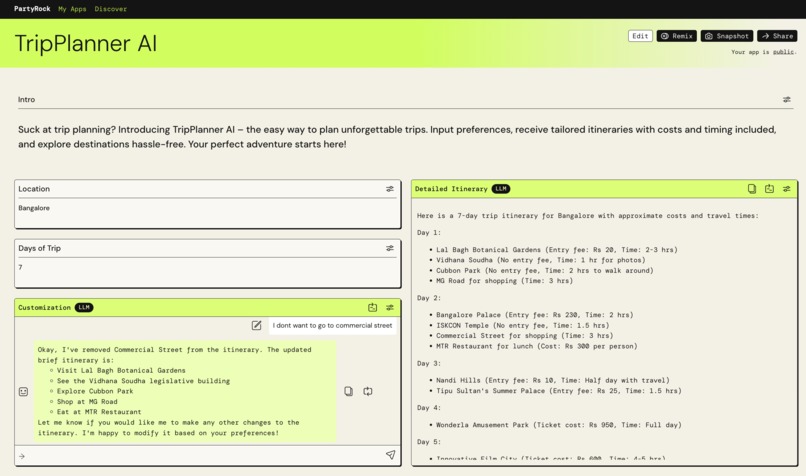 TripPlanner AI – screenshot 1