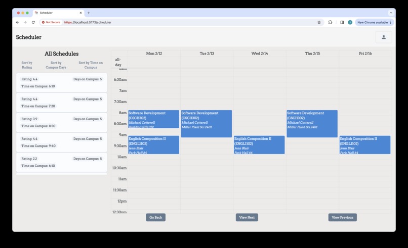 Scheduler – screenshot 4