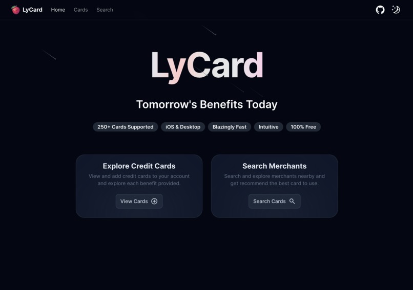 LyCard – screenshot 1