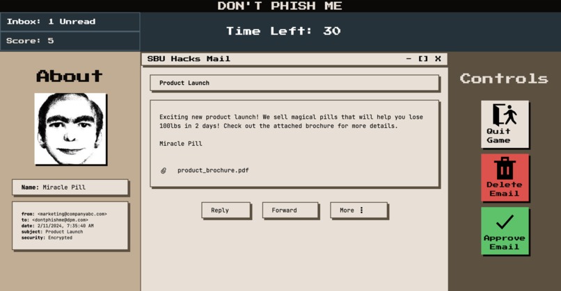 Don't Phish Me – screenshot 3