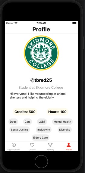 VolunTip – screenshot 1