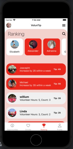 VolunTip – screenshot 2