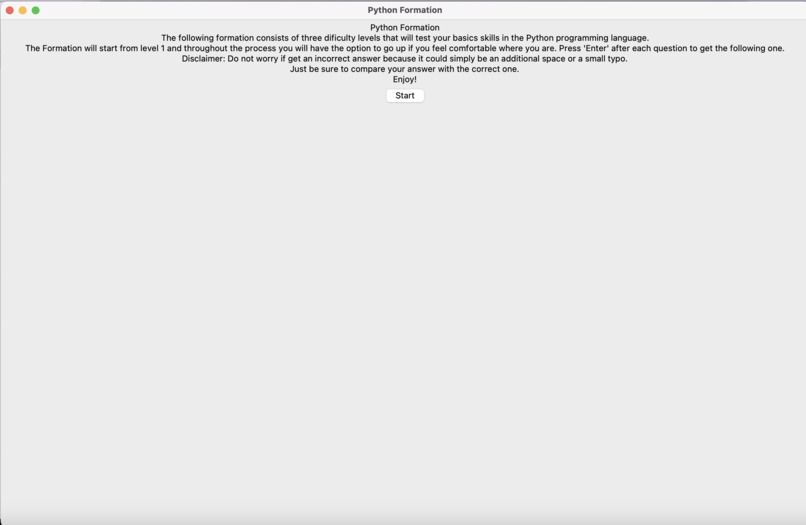 Python Formation – screenshot 1