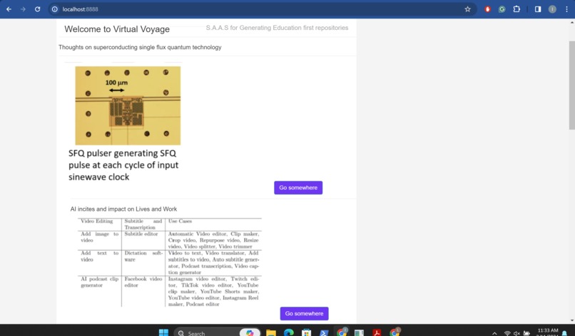Virtual Voyage – screenshot 1