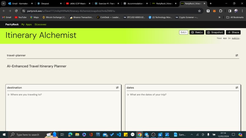 Itinerary Alchemist - Your AI-Powered Travel Planner – screenshot 1