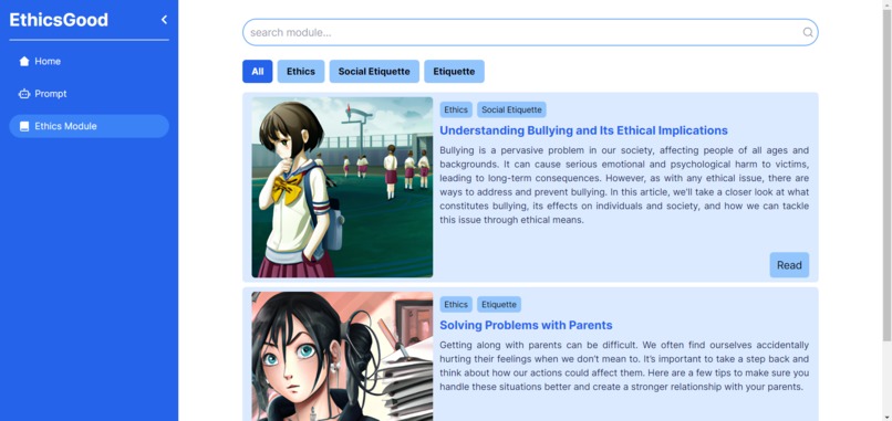 EthicsGood – screenshot 3