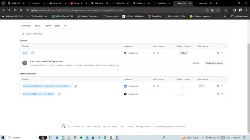  Complete the GitHub Copilot Primer – screenshot 1